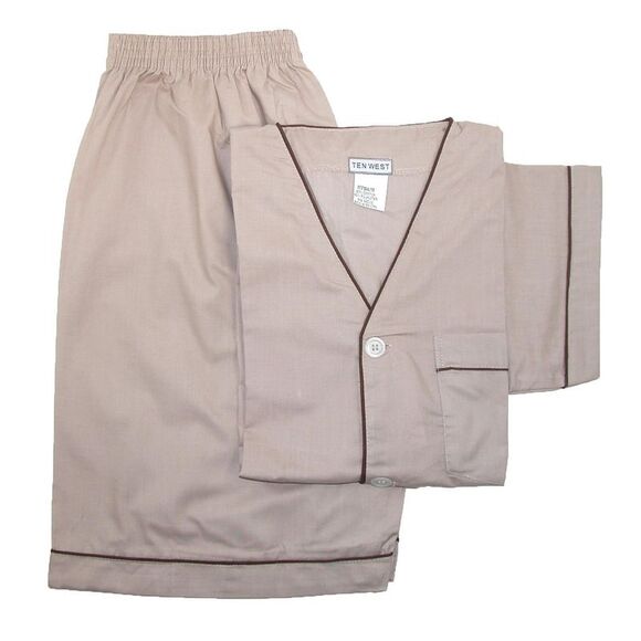 Ten West Apparel Men's Short Sleeve Short Leg Pajama Set - Picture 1 of 2
